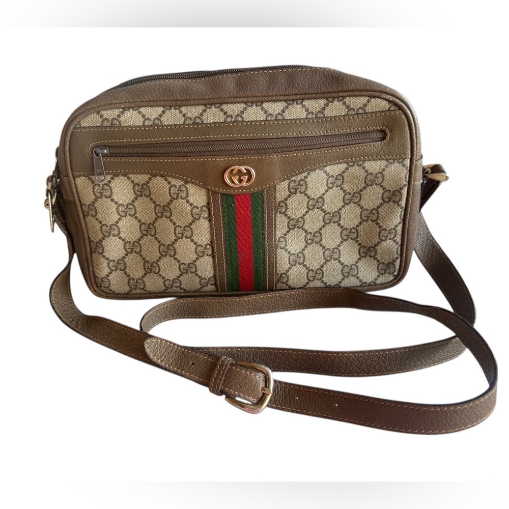 Authentic Vintage Gucci Ophidia GG Supreme Web Crossbody Shoulder Bag
